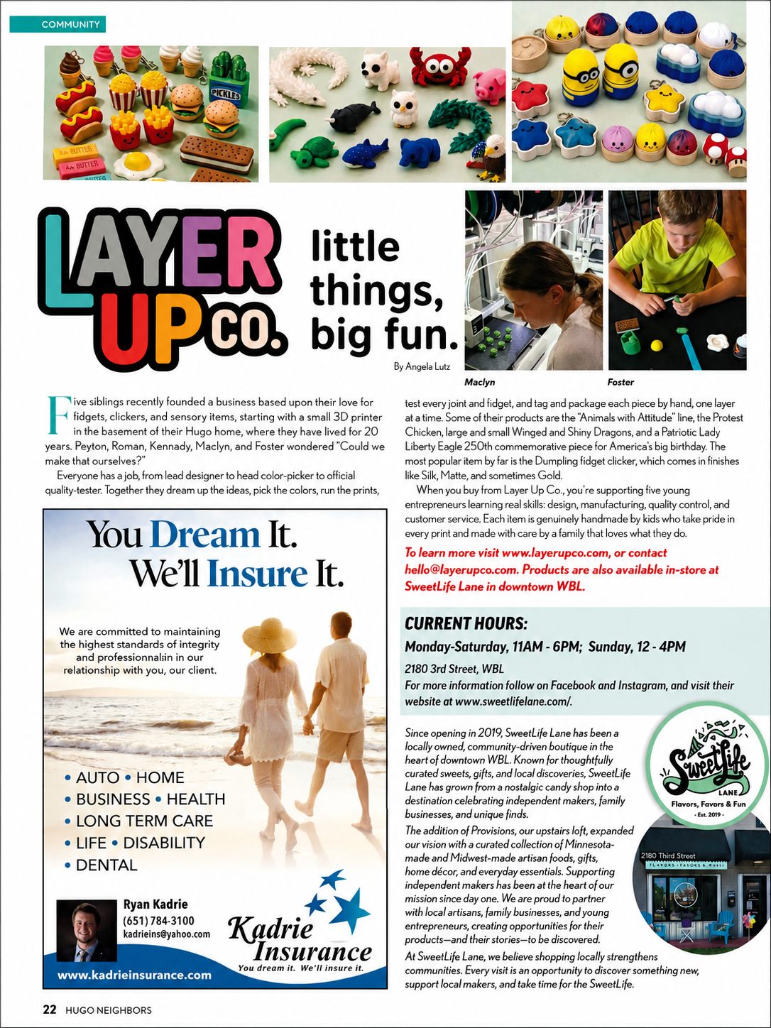 The Hugo Neighbors article about Layer Up Co., August 2026.